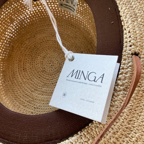 Made by Minga | Straw Boater Hat | XL | NWT - Picture 7 of 7